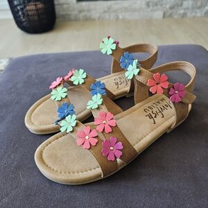 Blowfish Kids Sandals with Colorful Floral Design